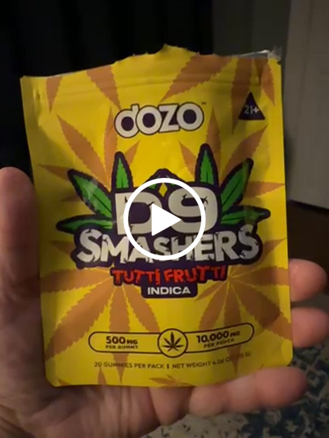Customer video review of D9 Smasher Gummies