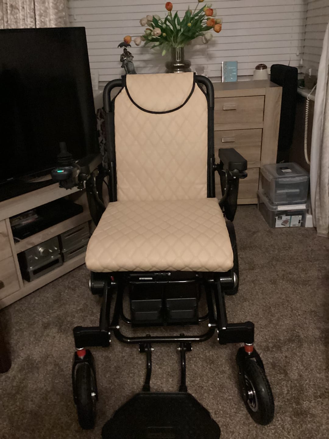 Customer photo review of Automatic Folding Lighweight Electric Wheelchair Freedom Elite AF
