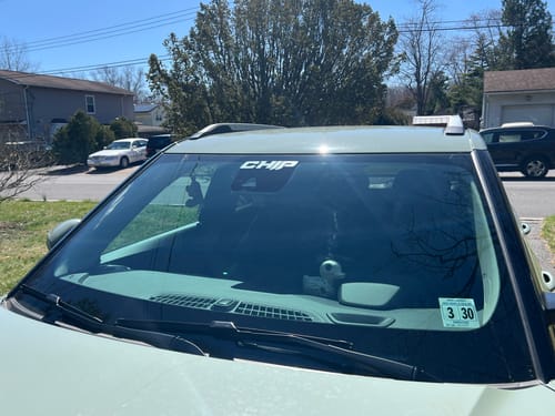 Customer photo review of Custom Vinyl Decal - Single Color
