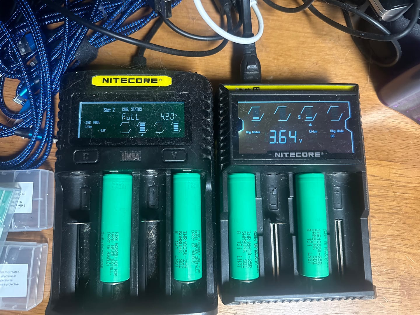Customer photo review of Samsung 25R 18650 2500mAh 20A Battery