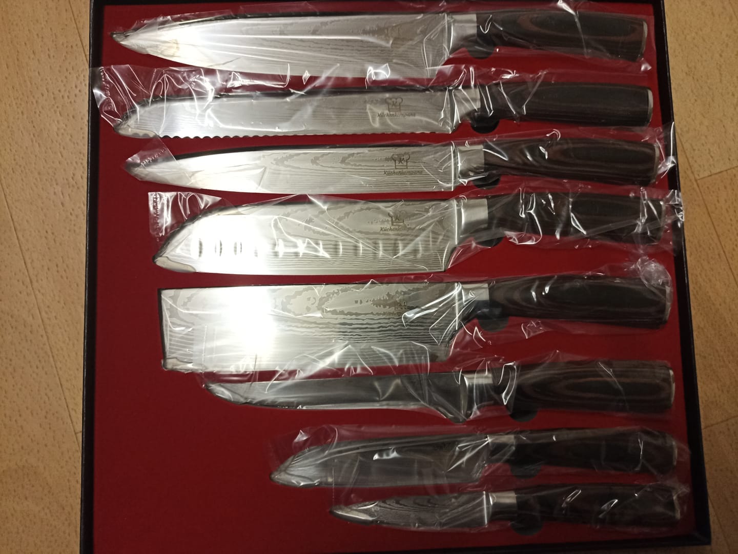 Customer photo review of Premium Knivset (+ GRATIS Knivblock & Knivslip)
