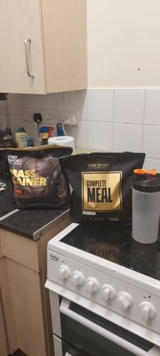 Customer photo review of Bulk Muscle & Weight Gainer Collection