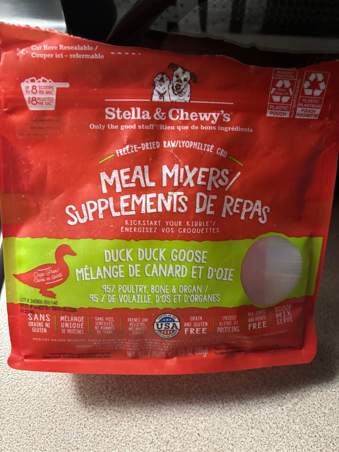 Customer photo review of Stella & Chewy's - Meal Mixers pour chien