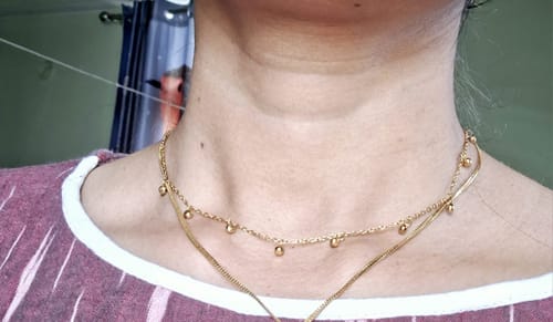 Customer photo review of Butterfly Wing Stud Earrings