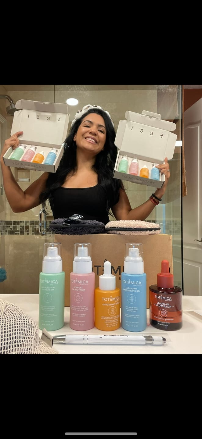 Customer photo review of PR BOX Skin Care