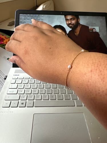 Customer photo review of Permanent jewelry