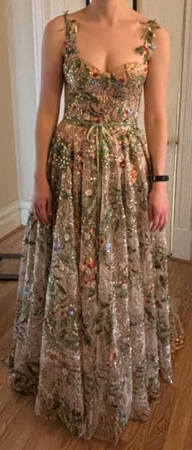 Customer photo review of Whispering Forest Corset Gown