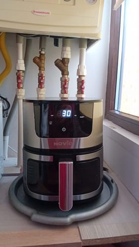 Customer photo review of Air Fryer Novio Grill & Fry