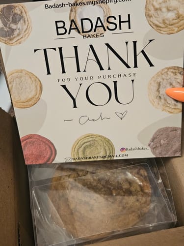 Customer photo review of Toffee Chocolate Chip