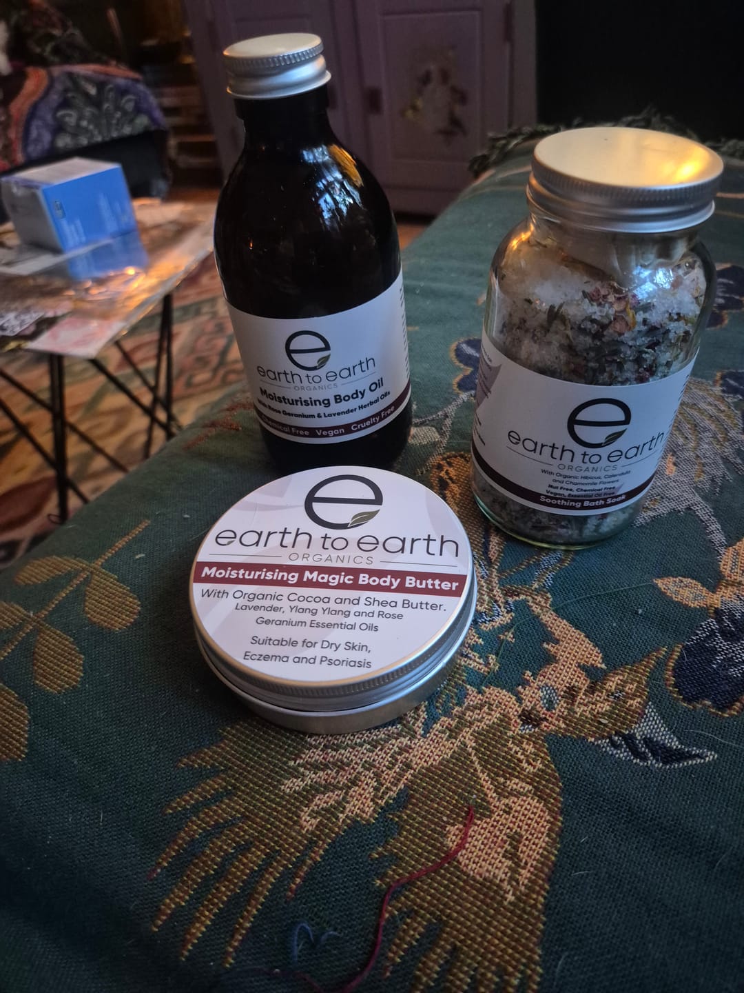 Customer photo review of Revitalising Rose and Hibiscus Bath Salts