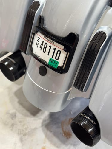 Customer photo review of HR3 LED Light For Rear Fender Fascia Somked Lens For Harley Touring 2014-2023