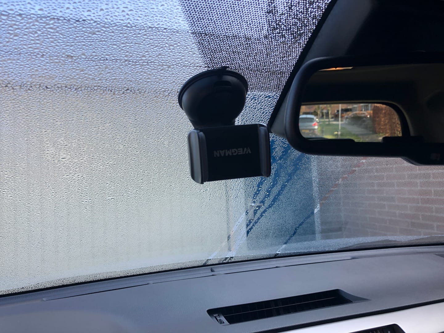 Customer photo review of WEGMAN™ Telefoonhouder met Zuignap