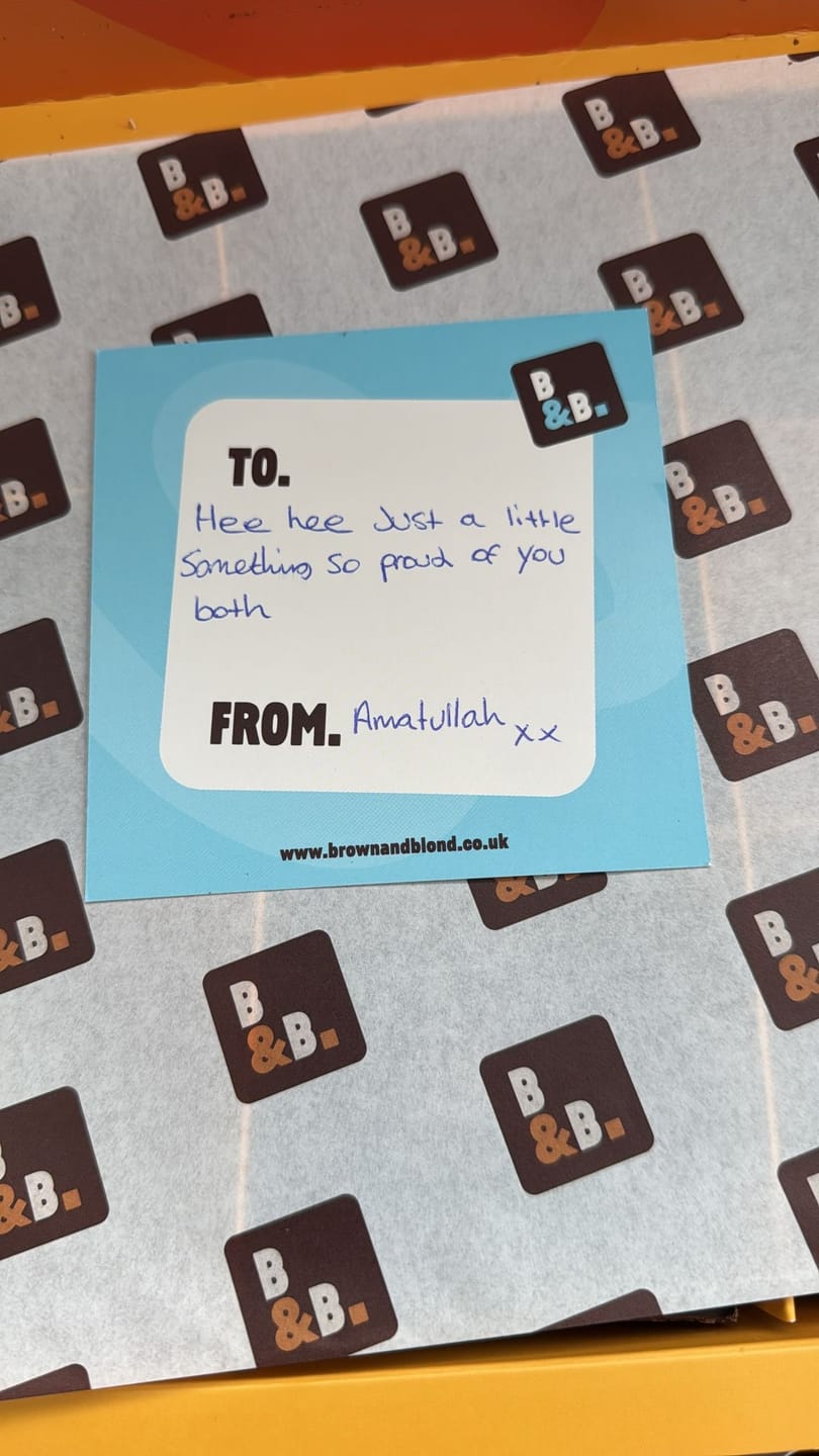 Customer photo review of Classic 12 Brownie Box