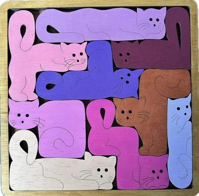 Customer photo review of Educational kids animals puzzle 4 bundle laser cut svg file