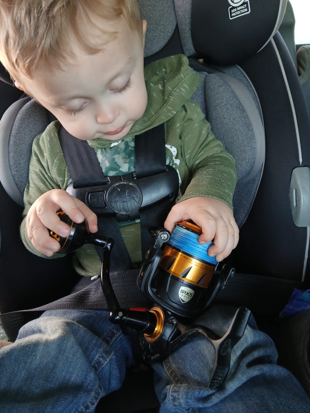 Customer photo review of Blue Wave or Moss Camo 300-2000 Yard Spools