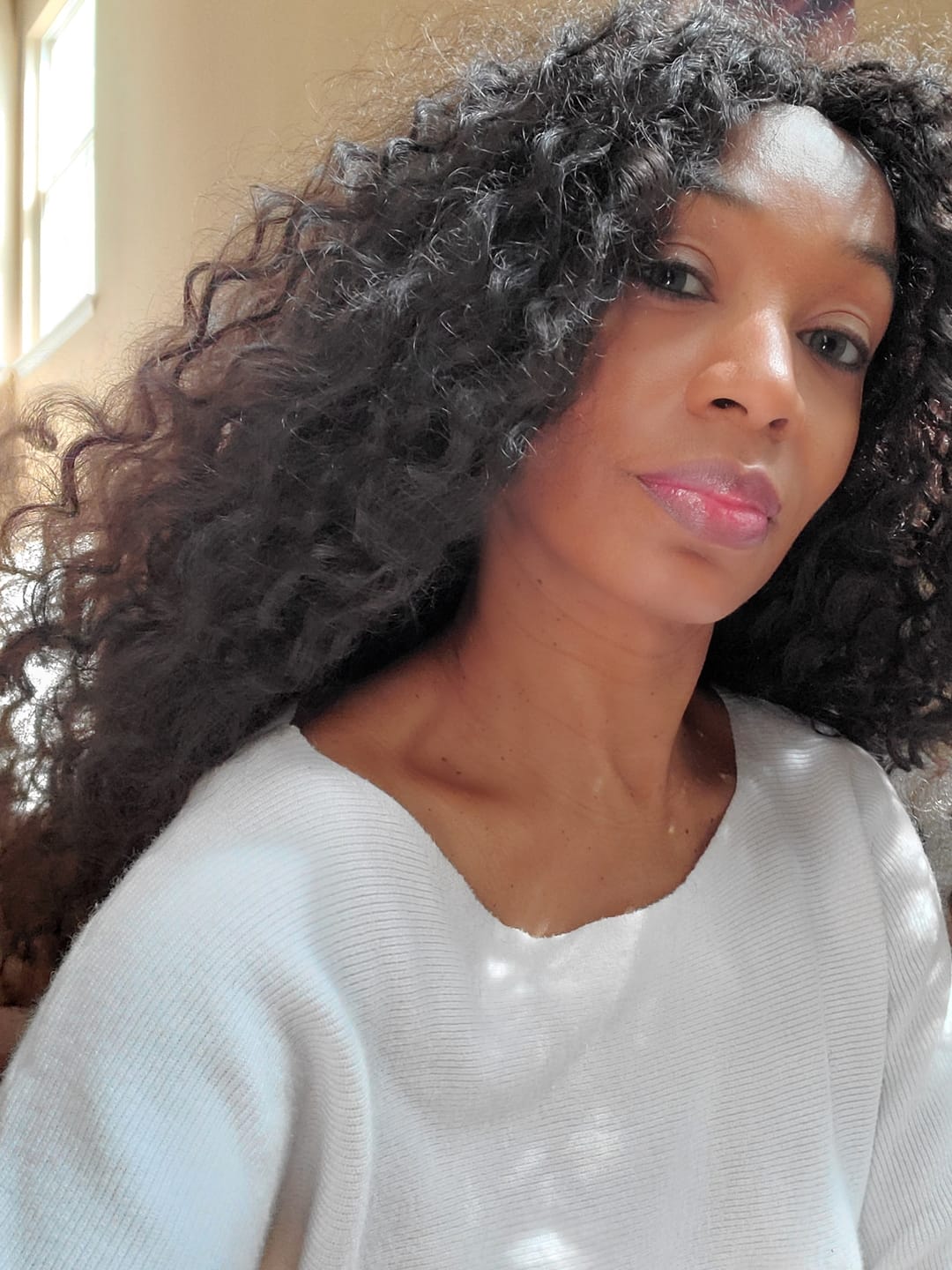 Customer photo review of Bobbi Boss Crochet Braid - PINEAPPLE DEEP 18"