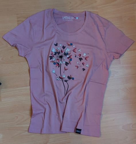 Customer photo review of Huhn Pusteblume - Damen Premium Organic Shirt