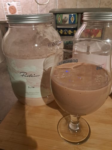 Customer photo review of Fat Burning Protein Powder – 2.2 lbs / 30 Servings