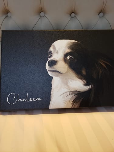 Customer photo review of Pet Art Canvas Wrap