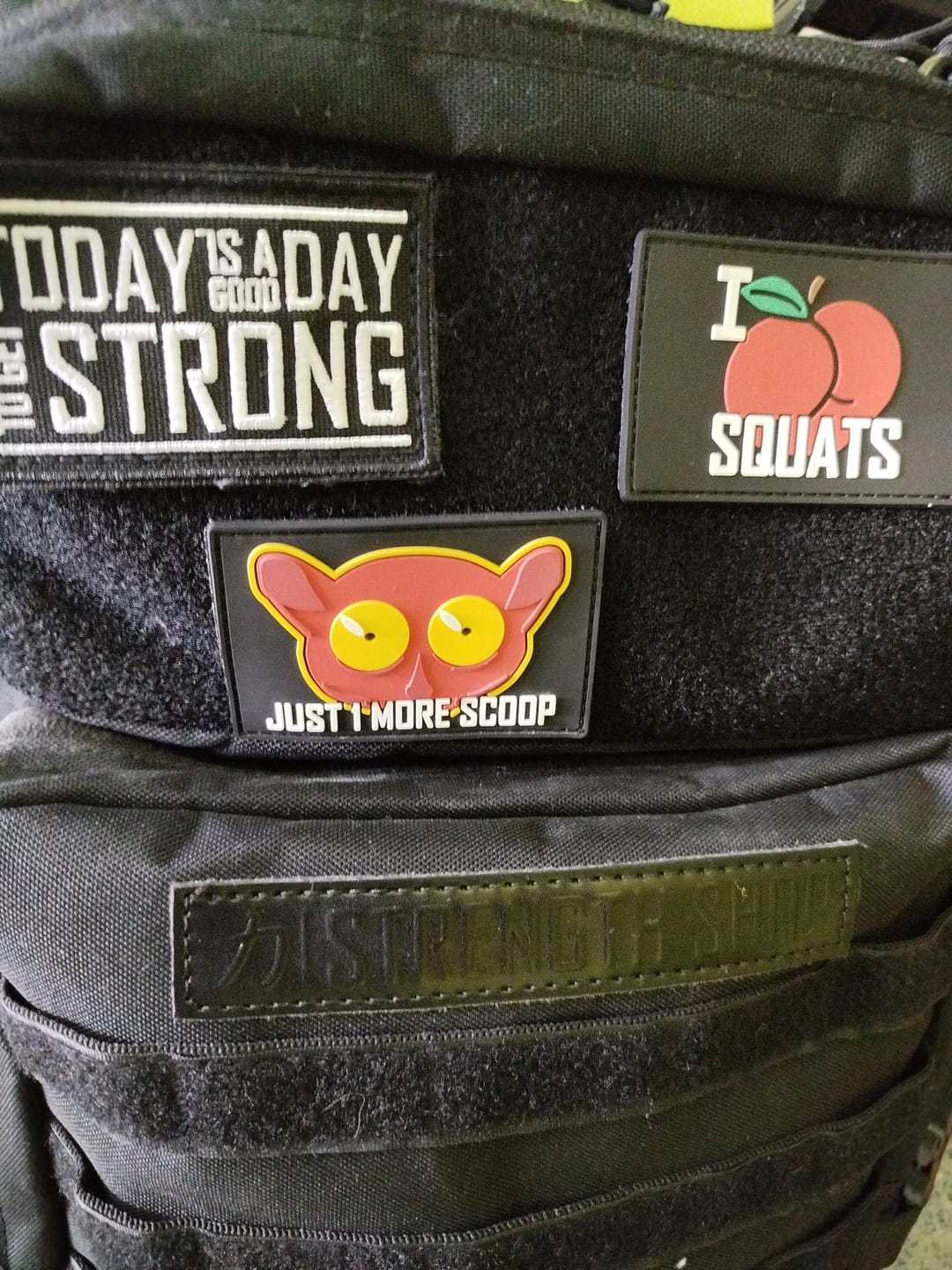 Customer photo review of Training Backpack 2.0, Black - Add Extra Patches
