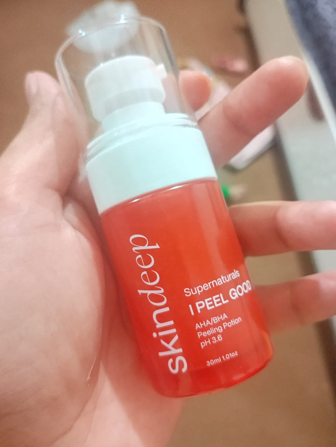 Customer photo review of I PEEL GOOD - AHA/BHA Peeling Potion