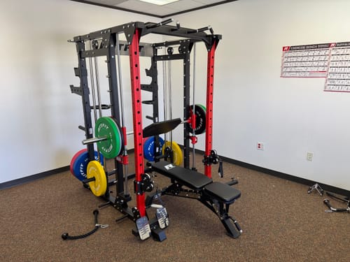 Customer photo review of RitFit BUFFALO Smith Machine Home Gym Package with Lat Pull Down and Cable Crossover