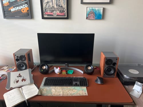 Customer photo review of R1280DB Bluetooth Bookshelf Speakers