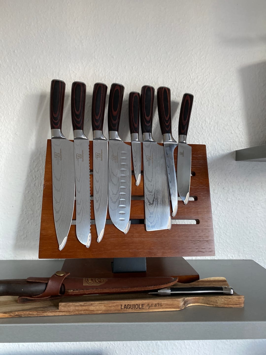 Customer photo review of Premium Knivset (+ GRATIS Knivblock & Knivslip)