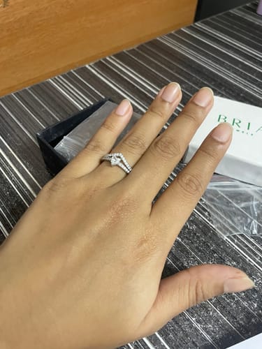 Customer photo review of WISH RING - Fine Silver