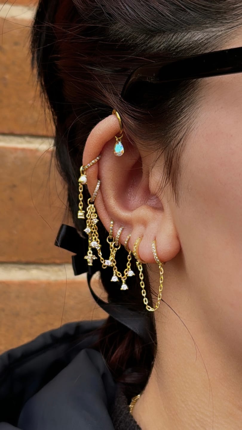 Customer photo review of Teardrop Crystal Charm - Mystic
