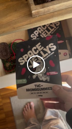 Customer video review of THC Spacejellies Vollspektrum | 100mg THC | 20 Stk.