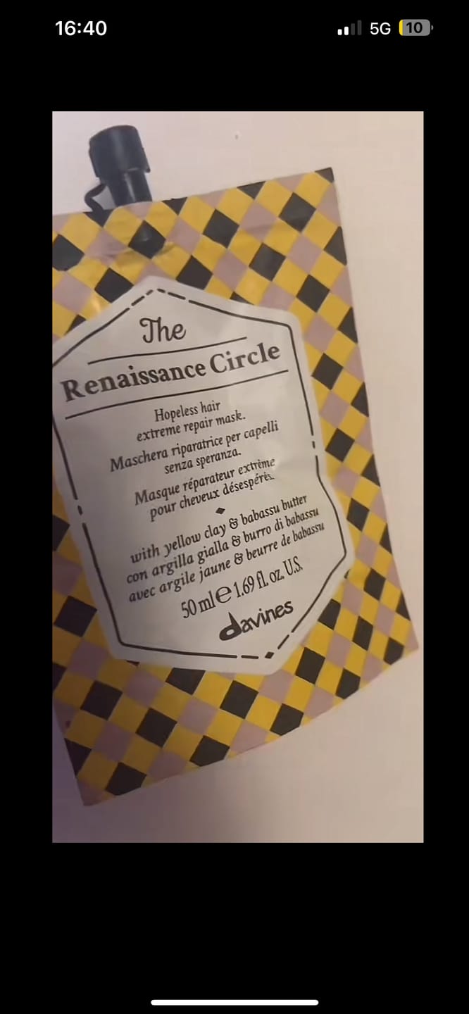 Customer photo review of Máscara Reparadora The Renaissance Tcc Davines
