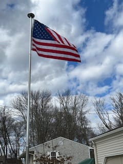 Customer photo review of 4' x 6' American Flag