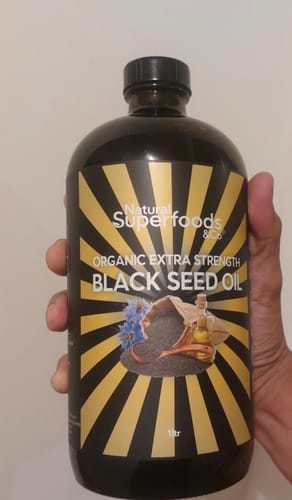 Customer photo review of Organic Extra Strength Black Seed Oil