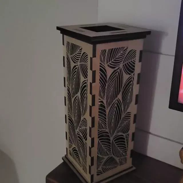 Customer photo review of Laser cut wooden candle holder 8 bundle svg file