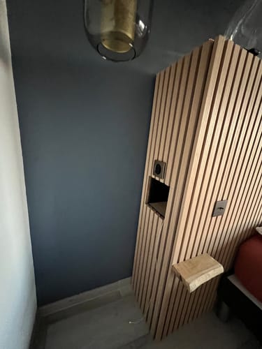 Customer photo review of Panneau acoustique en bois | Chêne Naturel | De première qualité