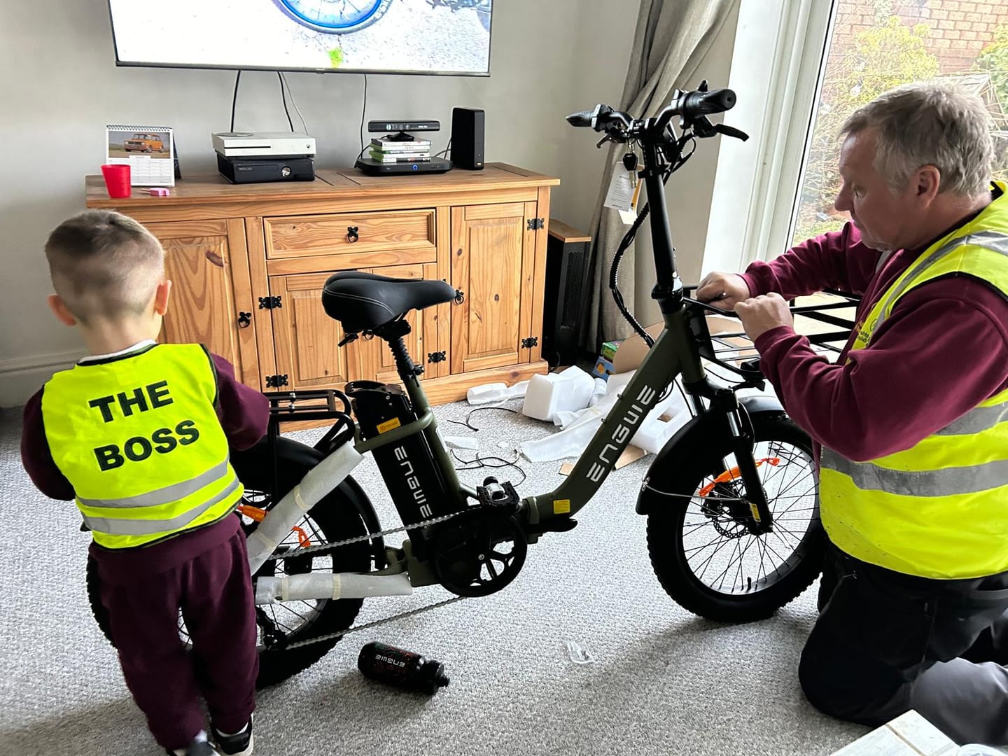 Customer photo review of Engwe L20 SE 250W 20" Foldable Electric Trekking Bike 561Wh Step-through E-bike