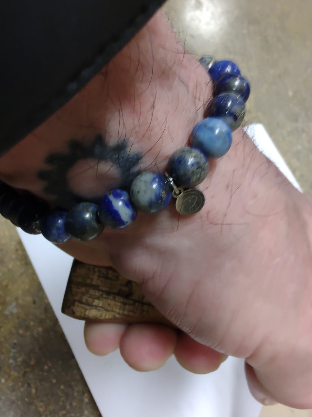 Customer photo review of Lapis Lazuli Bracelet