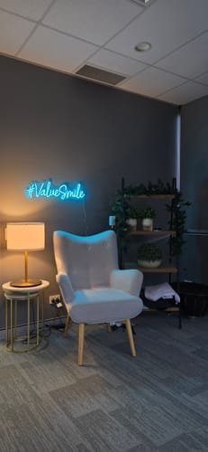 Customer photo review of Custom Neon Sign