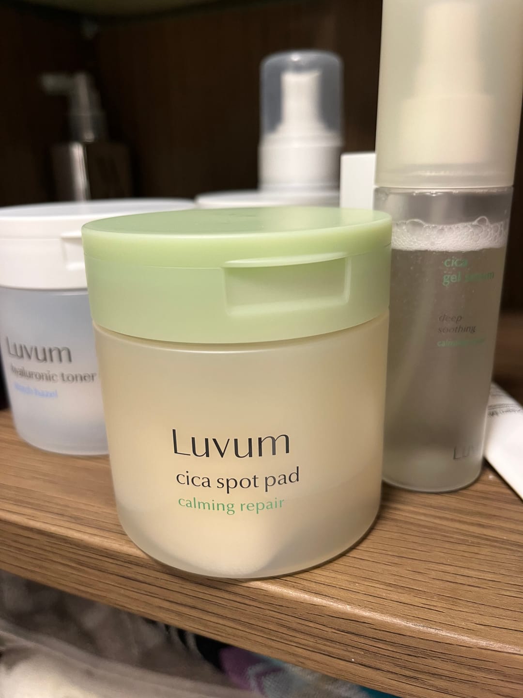 Customer photo review of Luvum Cica Spot Pad, tonerpads (60stk)