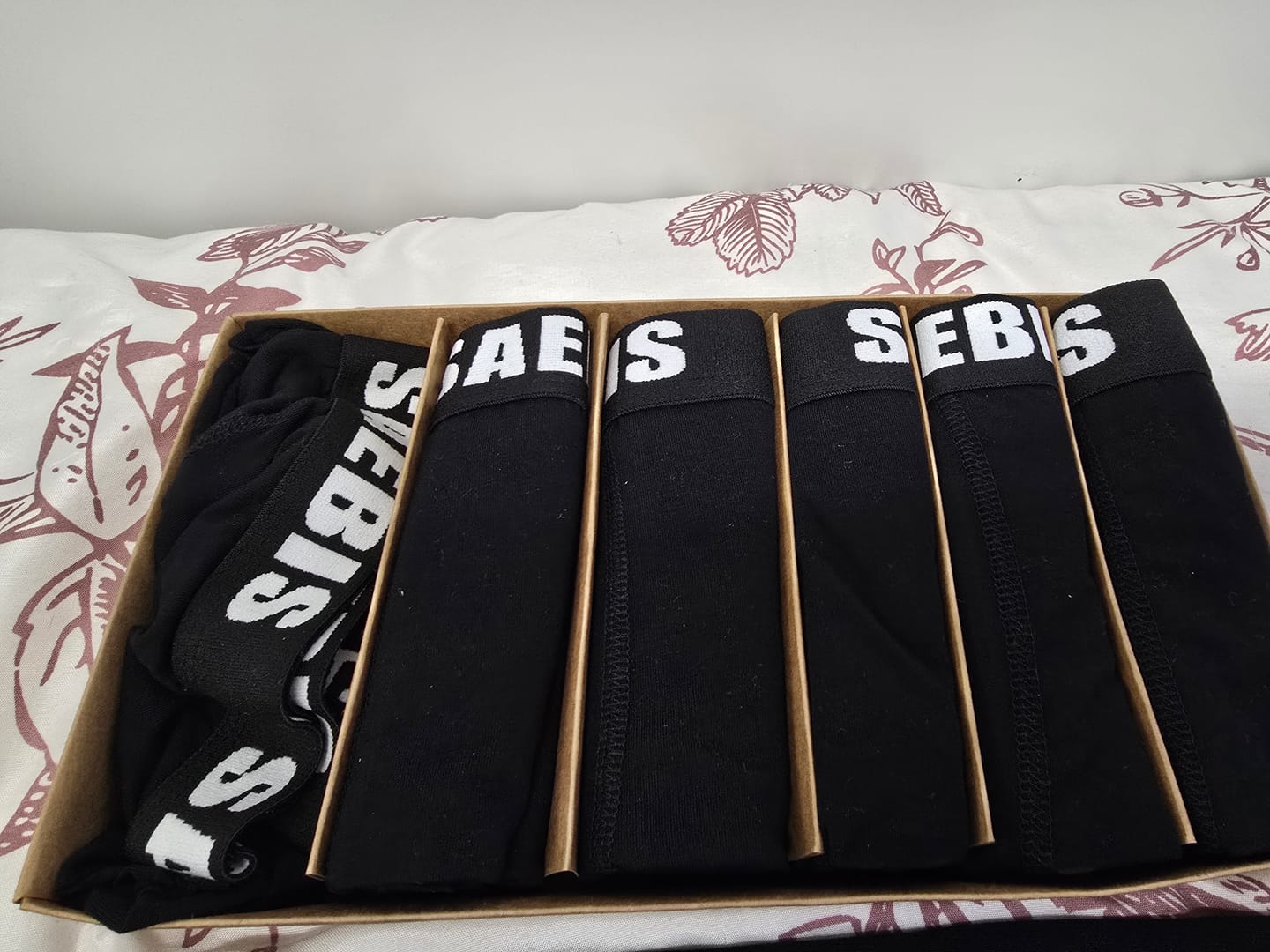 Customer photo review of Herren Boxershorts aus Baumwolle schwarz by SAEBIS®
