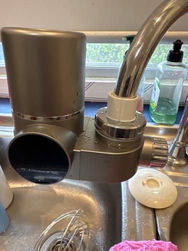 Customer photo review of Inflow Tap Water Filter