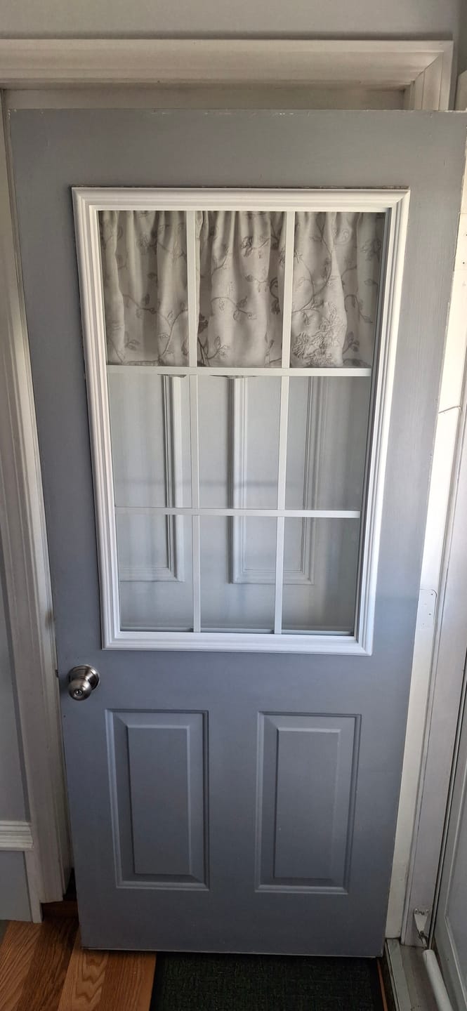 Customer photo review of Grills Between Glass 9 Lite Glass and Frame Kit (Half Lite)