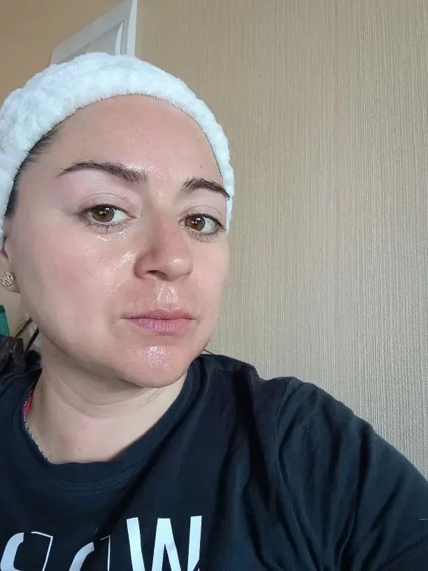 Customer photo review of Crema Viso al Collagene