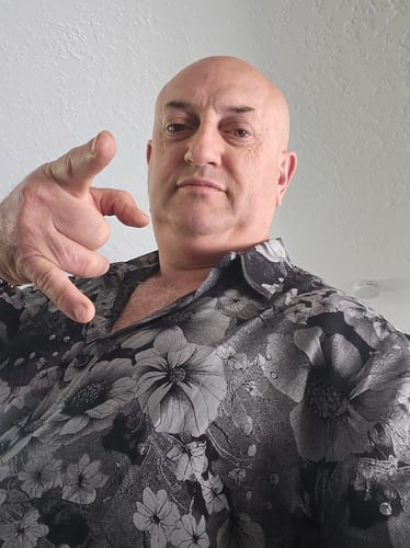 Customer photo review of Men's Vintage Floral Summer Holiday Hawaiian Breathable Button Up Short Sleeve Shirt