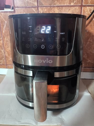 Customer photo review of Air Fryer Novio Grill & Fry