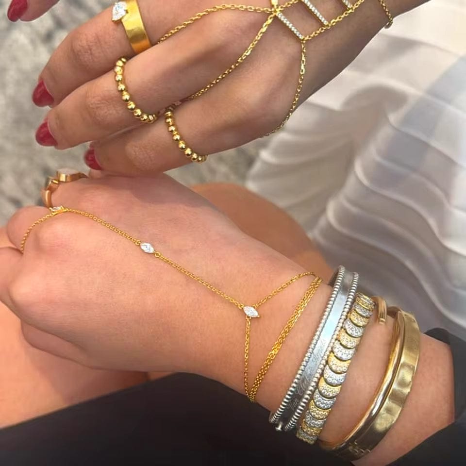 Customer photo review of Marquise Hand Chain