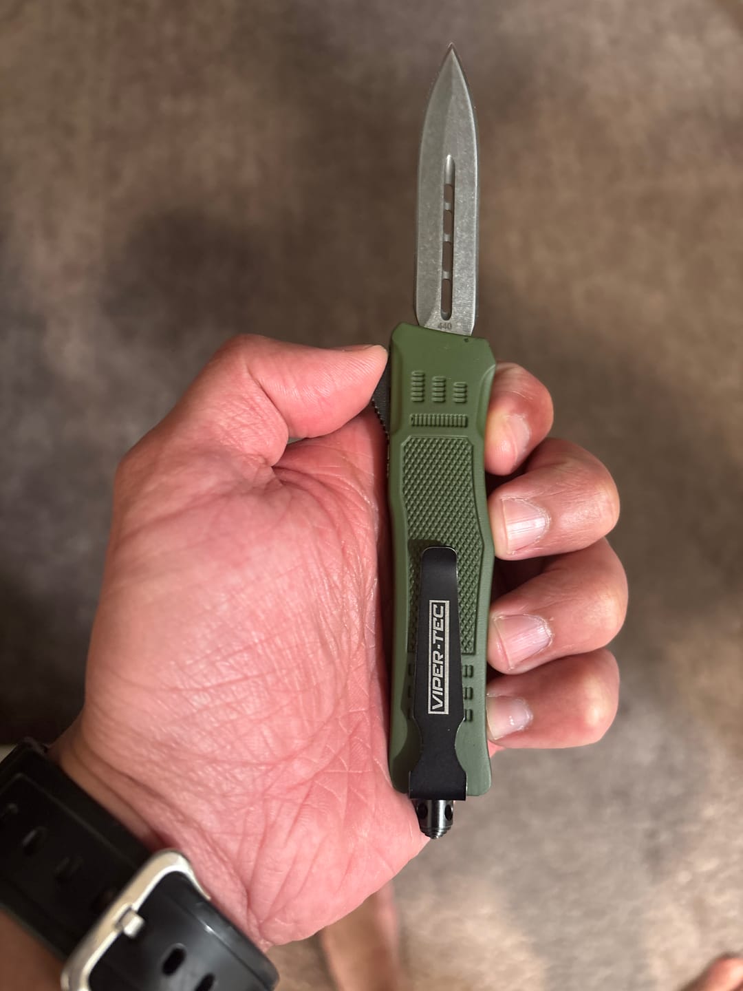 Customer photo review of 50% OFF Small Green Phantom D/A OTF (Multiple Blade Styles Available)