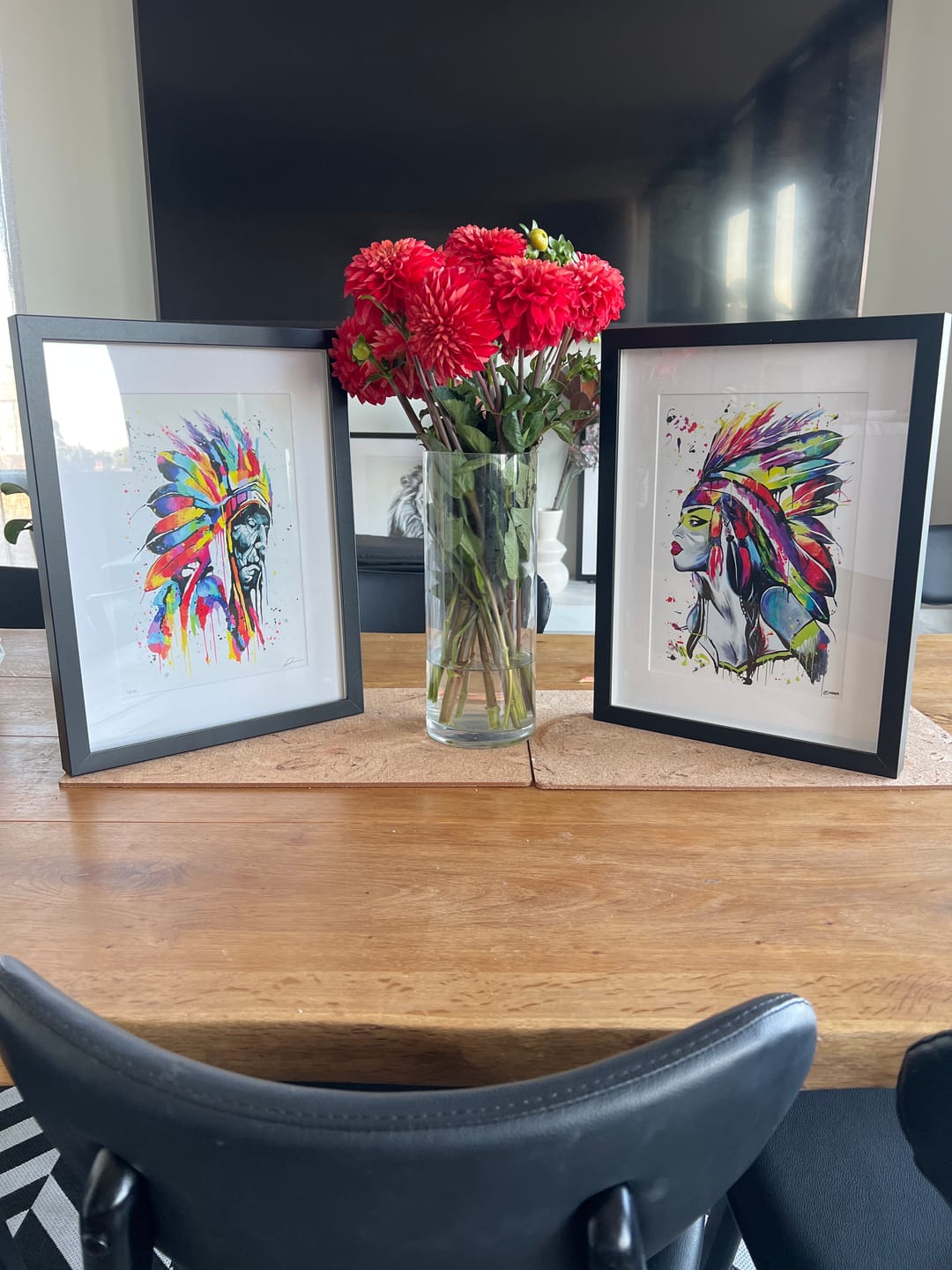 Customer photo review of Female Headdress Print