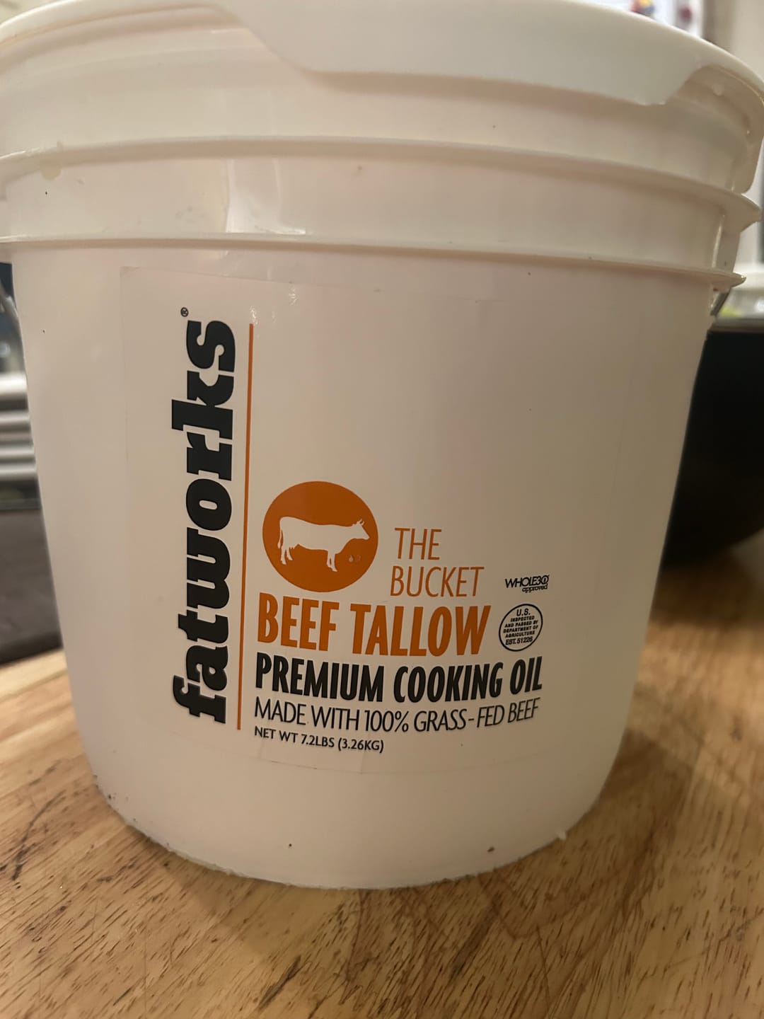 Customer photo review of The Bucket- 1 Gallon Grass Fed Tallow